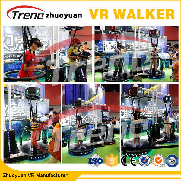 Schwarze Tretmühlen-freie Schießen-Spiele der virtuellen Realität des Simulator-VR für Einkaufszentrum