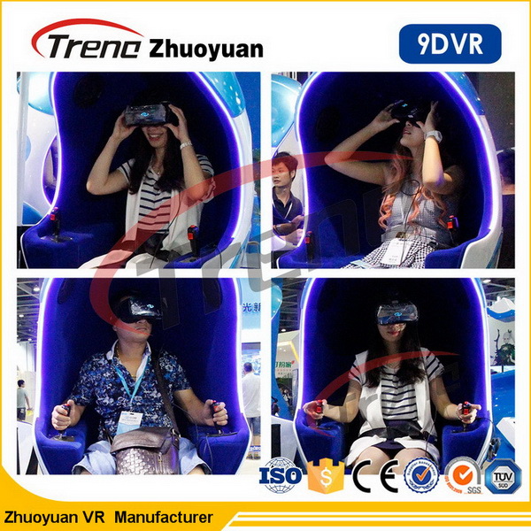 Simulator der virtuellen Realität des Schießen-Spiel-9D mit 360 ° drehenden Plattform-und Luxus-Sitzen
