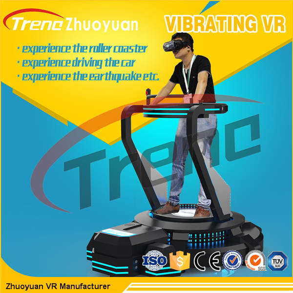 Vibrierender VR-Münzensimulator mit 360 ° drehender Plattform und VR-Gläsern