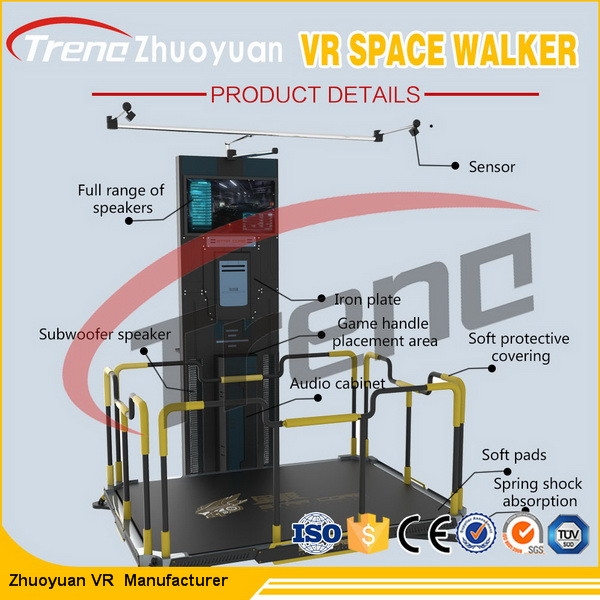 Weltraumspaziergang der Schießen-Kampf-Spiel-Ausrüstungs-VR mit HTC Vive und Spielen der virtuellen Realität