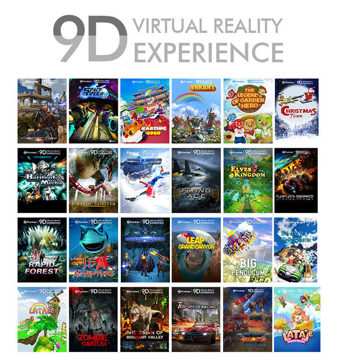 Kino 2 200V 9D Ei-VR setzt 2 Kino-Bewegungs-Stuhl der Spieler-virtuellen Realität 9D des Ei-VR 9D