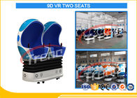 5D Movies+12PCS Simulator des Aktualisierungs-orange Luxus-Seat-Vergnügungspark-9D VR mit einer 360 Grad-drehenden Plattform