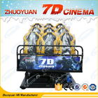 Sitzer des Schießen-Spiel-Simulator-7D des Kino-12 mit dem elektrischen/hinteren Stoßen