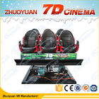 Kino 6 Sitzelektrisches 7D mit Spezialeffekt-System 220V 5.50KW