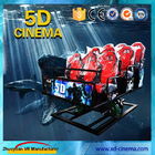 7 Schießen-Spiele 6 PCS 7D Kino-Ausrüstung der DOF-Schnee-virtuellen Realität 5D mit hydraulischer/elektrischer Plattform