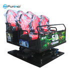 Simulator Funin 6-12 5D 7D Kino-9D VR setzt Aluminiumlegierungs-Metallsieb der Glas-3DM