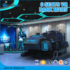 Vr-Spiele 6 setzt schwarzen Multispielerauftritt der virtuellen Realität 9D des Simulator-ISO9000 220V