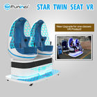 220V des 3600 Grad-Bewegungs-kleine Abdruck-9D VR Ei-Sitze Simulator-des Kino-zwei