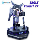 Spiel-Simulator-Erwachsener Eagle-Flug-VR 9D reitet für Vergnügungspark-Schwarz-Farbe