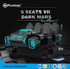 6 Sitzvirtuelle realität 9D Flight Simulator mit hinterer Erschütterung 4200*3670*2350mm