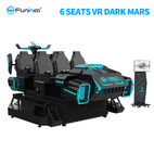 6 Behälter-Simulator dunkler Mars der Sitz9d VR für Unterhaltungs-Ausrüstungs-Schwarz-Farbe