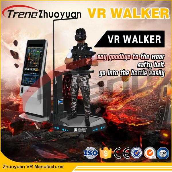 Tretmühlen-Training der Videospiel-virtuellen Realität mit Bewegungs-Plattform