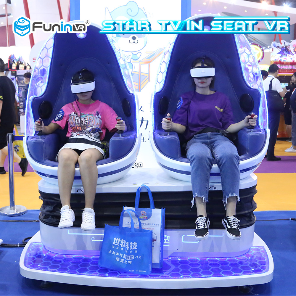 360 Ei-Kino der Rotations-virtuellen Realität des Simulator-zwei der Sitzvr für Vergnügungspark