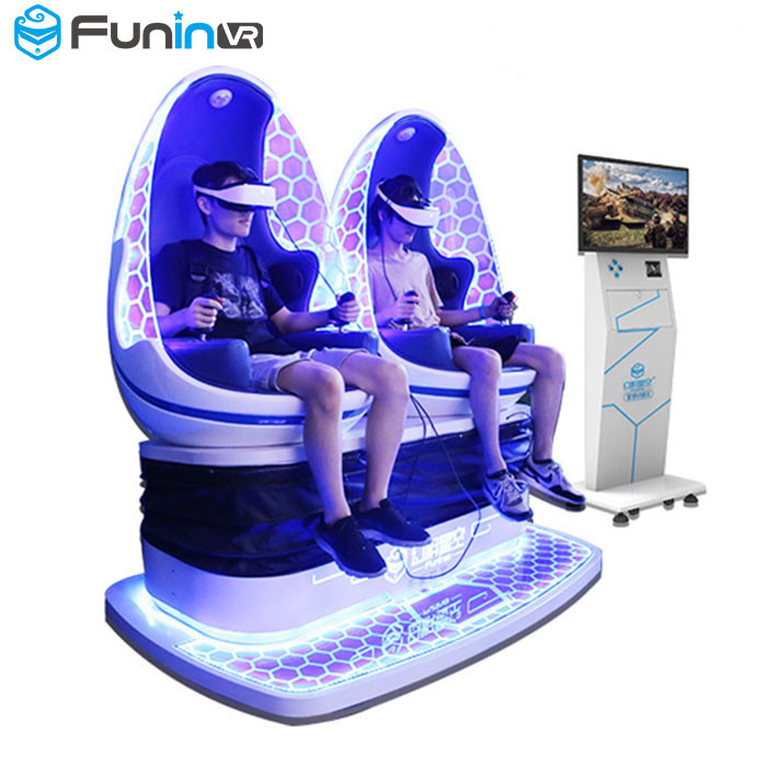 Handels-Simulator-Seat-Erschütterungs-Bein-Schleifen-Zweisitzer 9D VR