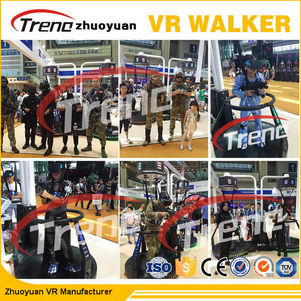 Tretmühle der Eignungs-Sport-Spiel-virtuellen Realität des Simulator-VR mit attraktiver Erscheinung für Vergnügungspark