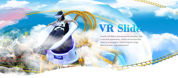 Schießen-Maschine des Doppelsitz-Arcade-Spiel-VR des Dia-/VR mit zwei Ei-Kabinen