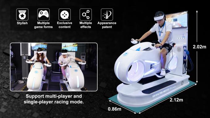 Simulator-Technologie Vr-Auto-Fahren der virtuellen Realität, Simulator-Spiel-Maschinen laufend