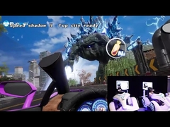 Fiberglas 220V 9D VR laufend Simulator 400kg Vr Arcade Machine Karting-virtueller Realität