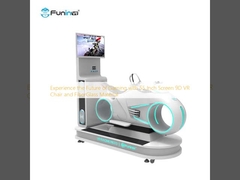 Erleben Sie die Zukunft des Spiels mit 55-Zoll-Bildschirm 9D VR-Stuhl und Glasfasermaterial