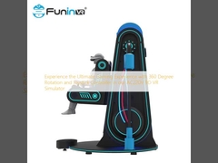 Erleben Sie das ultimative Spielerlebnis mit 360-Grad-Rotation und Joystick-Controller in unserem AC220V 9D VR Simulator