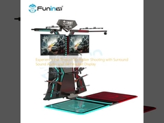 Erleben Sie den Nervenkitzel des 9D Walker-Shooting mit Surround-Sound-Audio und VR-Headset-Anzeige