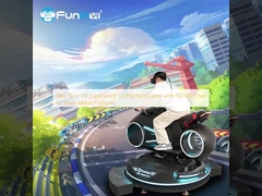 Bringen Sie Ihr VR-Erlebnis auf die nächste Stufe mit dem 9D VR-Stuhl auf einer Stahlmetallplattform