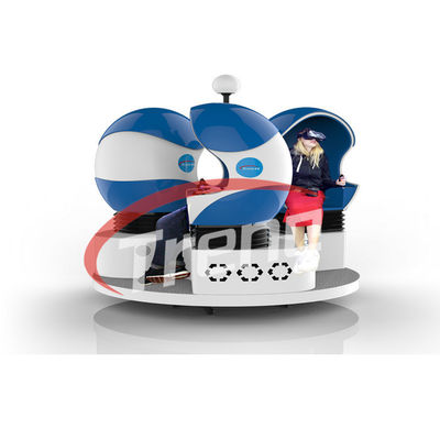 Mode kühlen Kino-Fahrblaue Sitze des 360 Grad-Supermarkt-9D mit Wind-Effekt ab