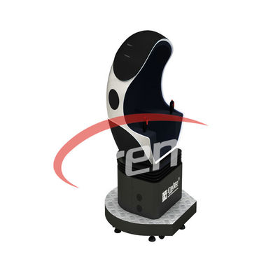 Schwarzer mini dynamischer Simulator der virtuellen Realität 9D, 1080P HD geben Aktions-Kino der Visions-9D frei