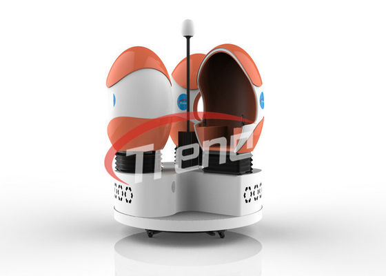 Raum-Kapsel-Ei formte Simulator drei Seat 9D VR mit Gläsern Hauptquartiers VR