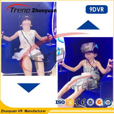 Kino-Dreiergruppen-Stuhl des Rennwagen-Spiel-on-line-VR 9D 220 Volt 5500 Watt