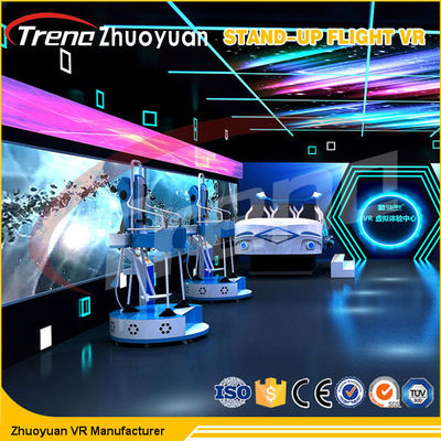 Der 220 Volt-stehen Innenski-Spiele oben Simulator des Flug-VR für Einkaufszentrum