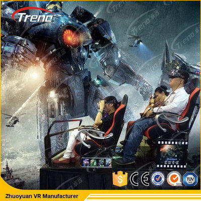 Kino DOF Bewegungs-6 dynamisches 5D mit der Rückseite, die Erschütterungs-Bewegungs-Sitze stößt