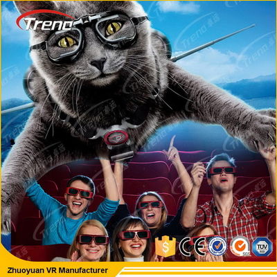 6 Kino der DOF-Freizeitpark-Unterhaltungs-7D mit Bildschirmanzeige-System