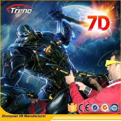 Kino 6 Sitzelektrisches 7D mit Spezialeffekt-System 220V 5.50KW