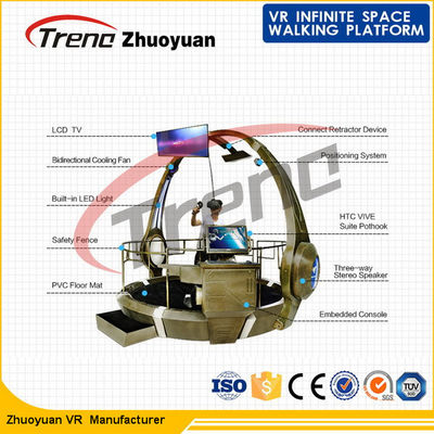 Schwarzer Freizeitpark-dynamischer Wanderer-virtuelle Weltsimulator mit dynamischen Effekten