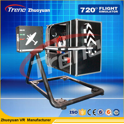 Einzelner Spieler des Schießen-Kampf-VR Flight Simulator mit 360 ° drehender Plattform
