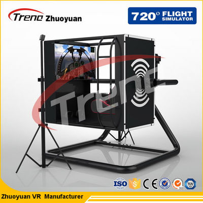 Einzelner Spieler des Schießen-Kampf-VR Flight Simulator mit 360 ° drehender Plattform