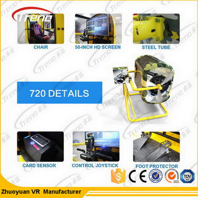 Freizeitpark-Gewehr, das VR Flight Simulator 720 Grad für Touristenattraktionen schießt