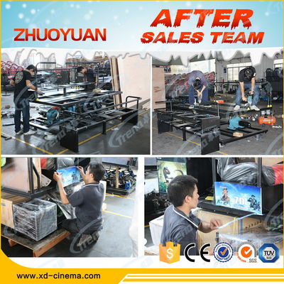 Hydrauliksystem-bewegliches Kino 5D mit Spiel-Konsole der virtuellen Realität