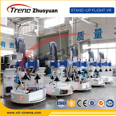 Spiel-Geräte der Vergnügungspark-Videospiel-virtuellen Realität mit 360 ° drehender Plattform