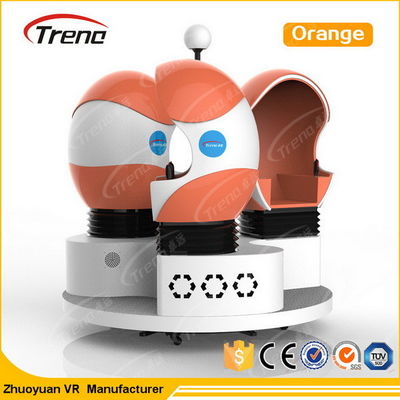 Kino der virtuellen Realität 220v des Doppelt-9d VR einzeln/Passagier CER der Dreiergruppen-/Doppeltes