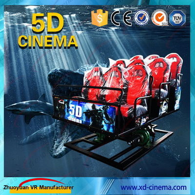 7 Schießen-Spiele 6 PCS 7D Kino-Ausrüstung der DOF-Schnee-virtuellen Realität 5D mit hydraulischer/elektrischer Plattform
