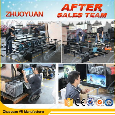 Hydraulisches/elektronisches des System-7d Kino Bewegungs-Fahrdes simulator-7d mit Stuhl der Bewegungs-4d