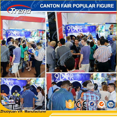 Elektronischer Kino-Simulator-Bewegungs-Stuhl der Plattform-9D mit Regen-/Schnee-Effekt