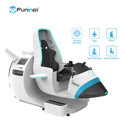 360 Cockpit des Grad-9D VR Flight Simulator für VR-Geschäfts-Flughafen