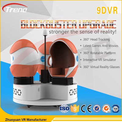 Aufregende Achterbahn reitet Simulator-drehende Stuhl-Säulengang-Maschine 9D VR