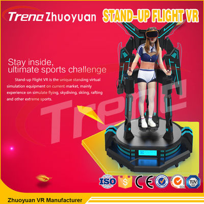Maschinen-Cockpit-Fliegen-Bewegung Funning VR Flight Simulator Unterhaltung Wechselstroms 220V aufregende