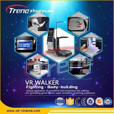 Schwärzen Sie 800 Tretmühlen-/Schießen-Kampf-Spiele der virtuellen Realität des Watt-9D