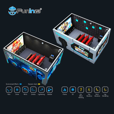 24 Stühle 7D Kino 3D Bildschirm für interaktiven Motion Race Simulator