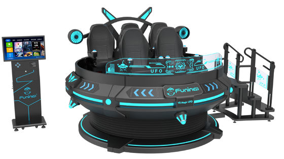 Unterhaltung 55 Zoll Bildschirm 9D VR Stuhl AC220V 5 Sitzplätze